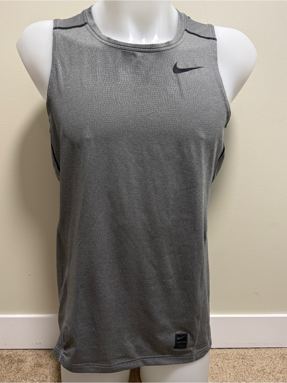 Nike Gray Sleeveless Dri-FIT Tank Top